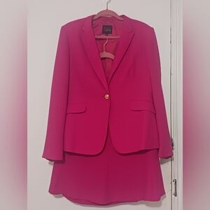 JM Studio by John Meyer 2 piece Pink Suit Blazer and Skirt Set